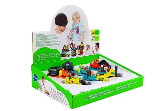 HOLA Construction Toy For A Toddler Concrete Mixer Excavator - Jaiman Toys