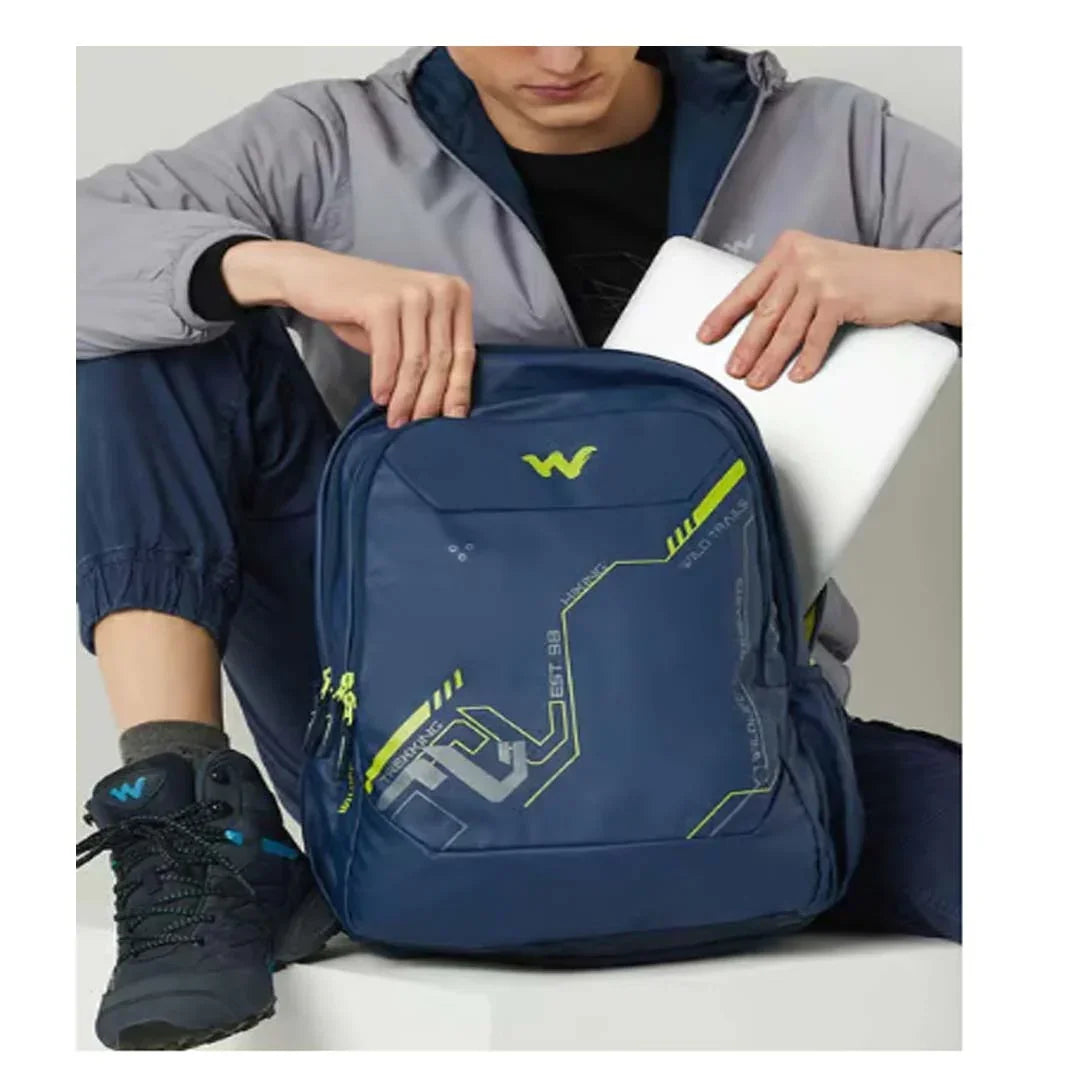 Wildcraft Blaze Pro 45L Laptop & School Bags– Light Blue | Spacious & Durable with Rain Cover - Jaiman Toys