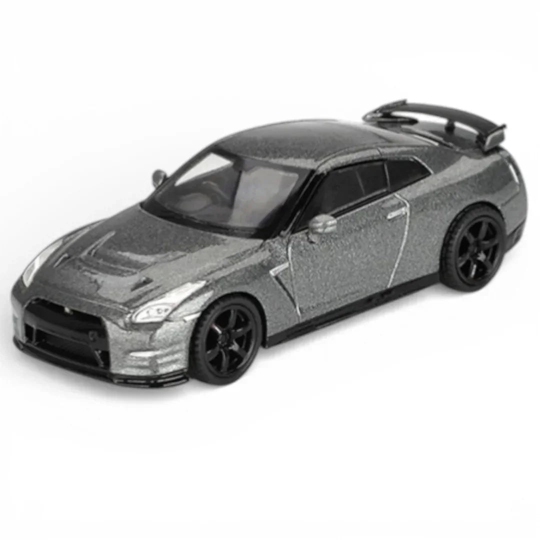 Mini GT 1:64 Nissan GT-R NISMO R35 CRS Dark Metal Grey – Premium Die-Cast Collector Car