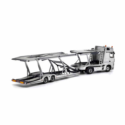 UNIQUE MODELS x Tiny 1:64 Mercedes-Benz Actros MP5 Black City Transporter Die-Cast Truck Model