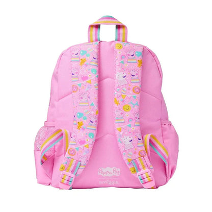 Smiggle School Bags: Peppa Pig Junior Character Backpack-Pink - Jaiman Toys