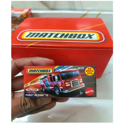 Matchbox Pierce Volterra™ EV Fire Truck | Die-Cast Emergency Vehicle | 1:64 Scale | Ages 3+