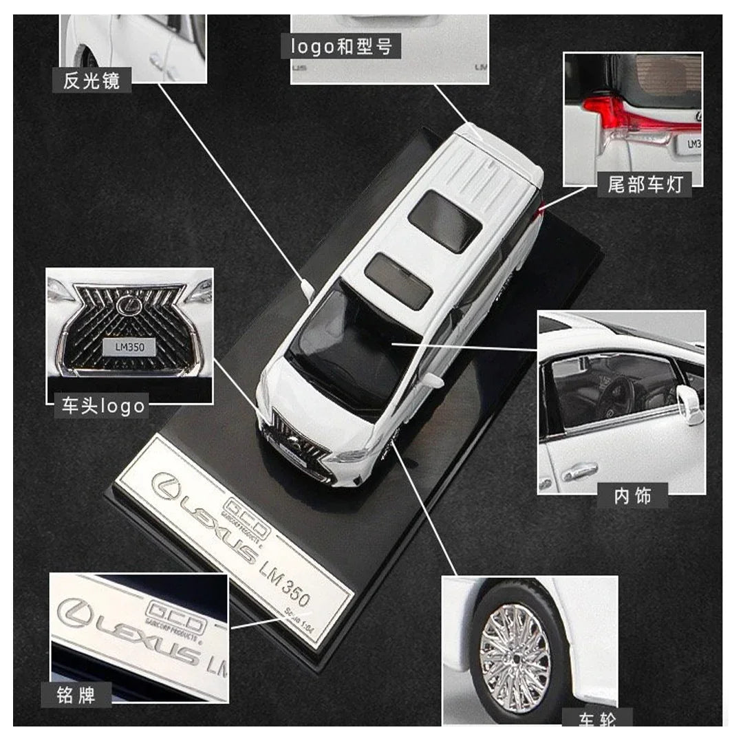 GCD 1:64 Lexus LM350 Luxury Minivan Model | Premium Diecast Collectible | High-Detail Miniature MPV