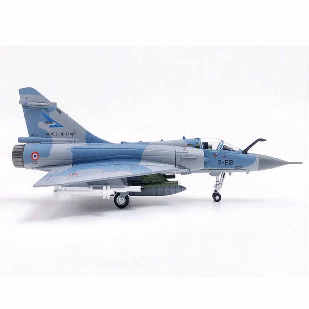 French Air Force Mirage 2000C Fighter Jet 1:100 Scale Diecast Aircraft Model – Military Airplane Collectible