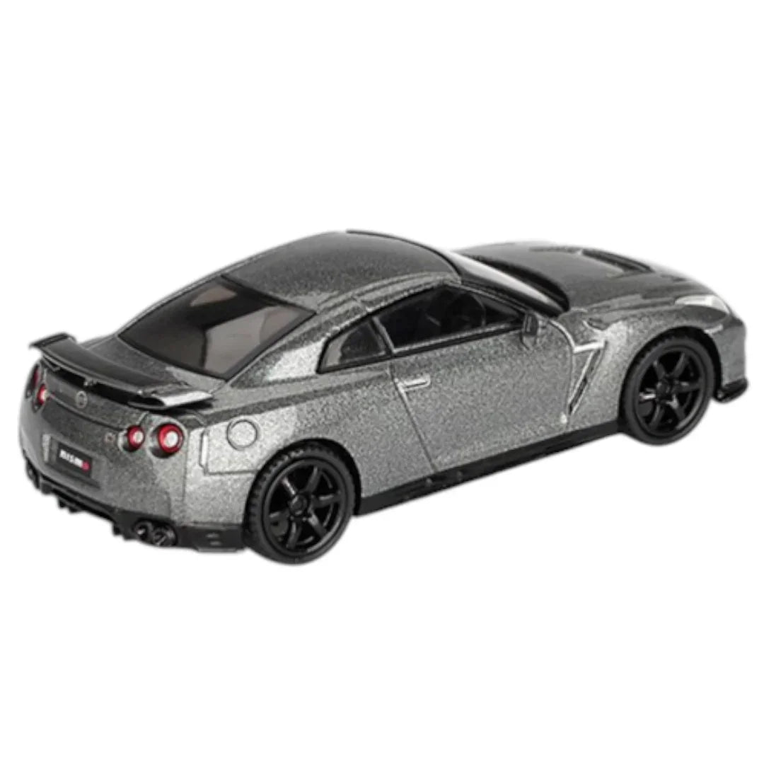 Mini GT 1:64 Nissan GT-R NISMO R35 CRS Dark Metal Grey – Premium Die-Cast Collector Car