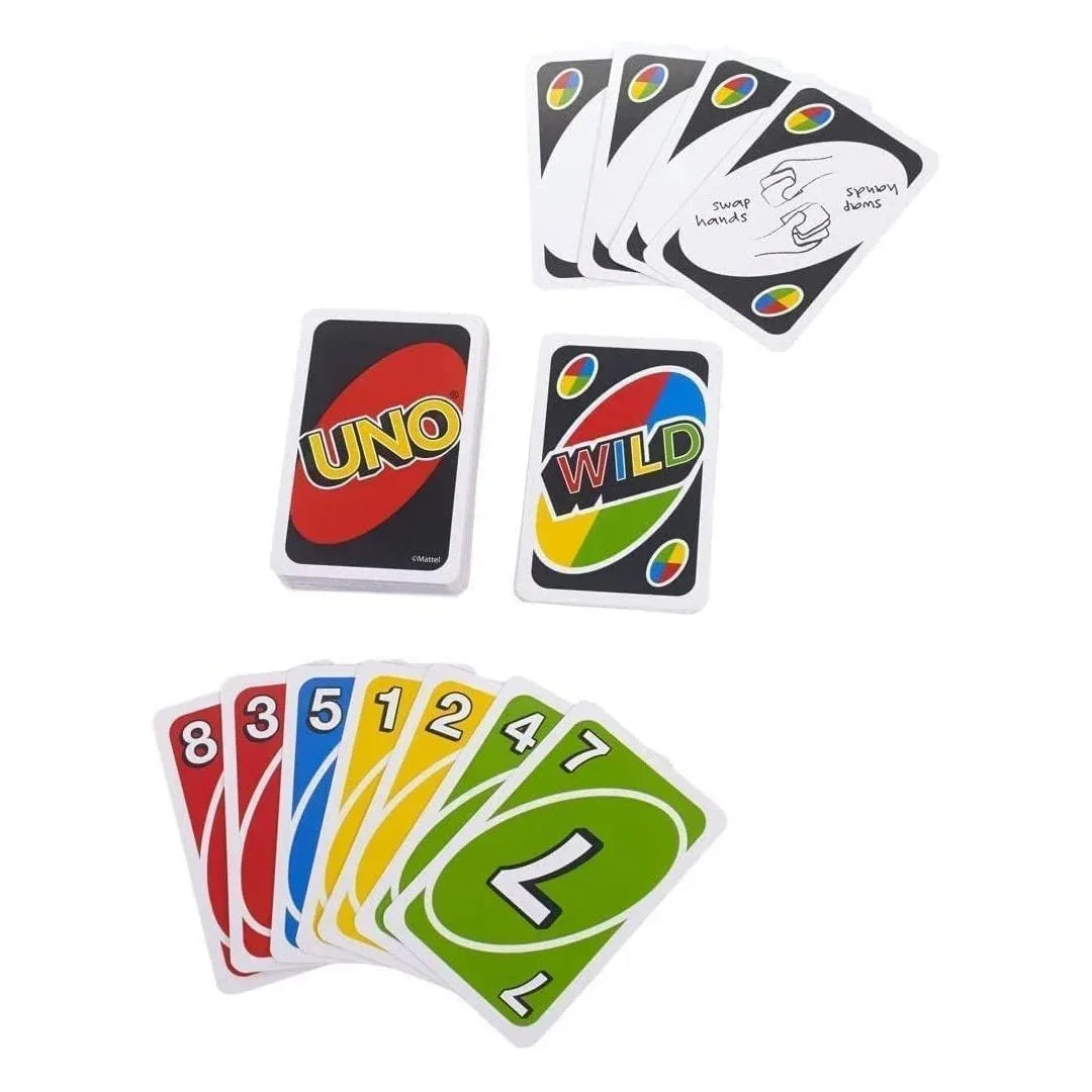 Mattel Games Uno 50th Anniversary and Uno Flip 2-Pack - Jaiman Toys