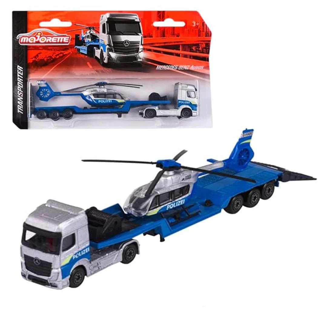 Majorette Transporter Trucks Single Pack – Multicolor Die-Cast Vehicle Set - Jaiman Toys