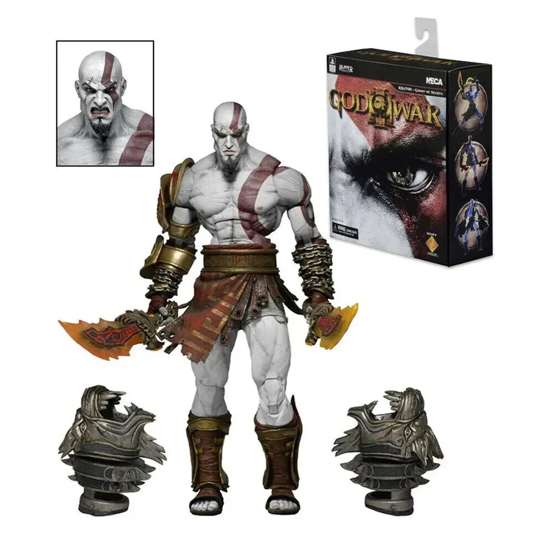 God of War 3 - Kratos - Character Model Action Figure - Anime Toy 7" Kratos Flame Knife Action Figure Figure Figure - Jaiman Toys