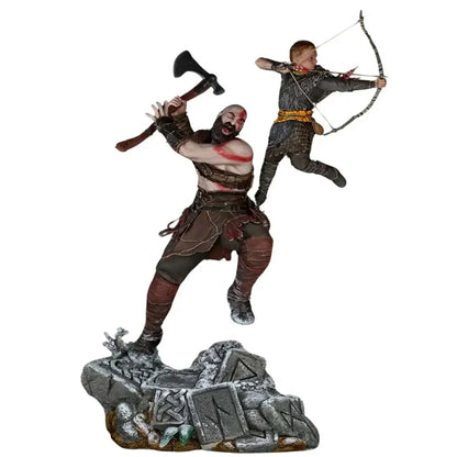 Iron Studios! Collectible Showpiece Statue Kratos and Atreus - God of War - BDS Art Scale 1/10 - Jaiman Toys