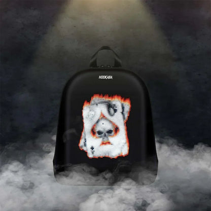 Hookaba Bold Bling Bag – LED Light-Up Fashion Backpack | Hard Shell | Waterproof | Statement Style - Black - Jaiman Toys