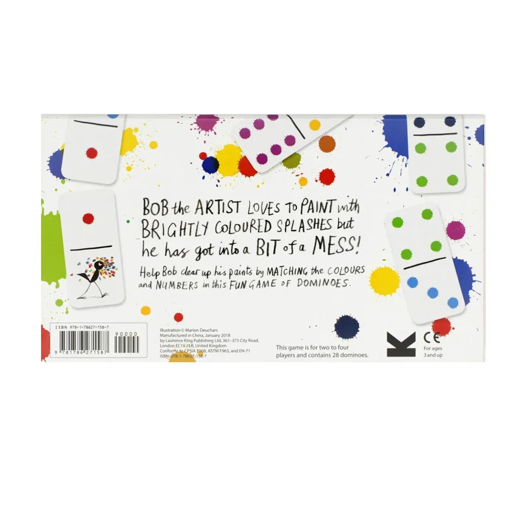 Bob the Artist Dominoes – Colorful Matching Game for Kids & Families - Jaiman Toys