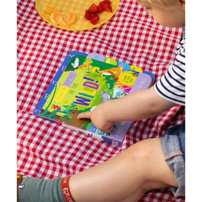 In the Wild! Pull-Tab Sound Book for Kids | Interactive Animal Sound Board Book