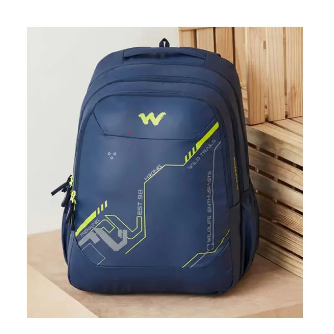 Wildcraft Blaze Pro 45L Laptop & School Bags– Light Blue | Spacious & Durable with Rain Cover - Jaiman Toys