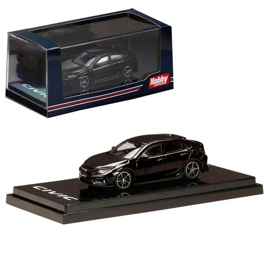 1/64 Honda Civic Hatchback 2020 – Crystal Black Pearl – Die-Cast Model Car - Jaiman Toys