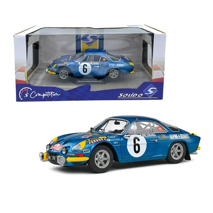 Solido 1/18 Alpine A110 1600S Rally De Montecarlo 1972 #6 J.C Andruet-Pagani - Jaiman Toys