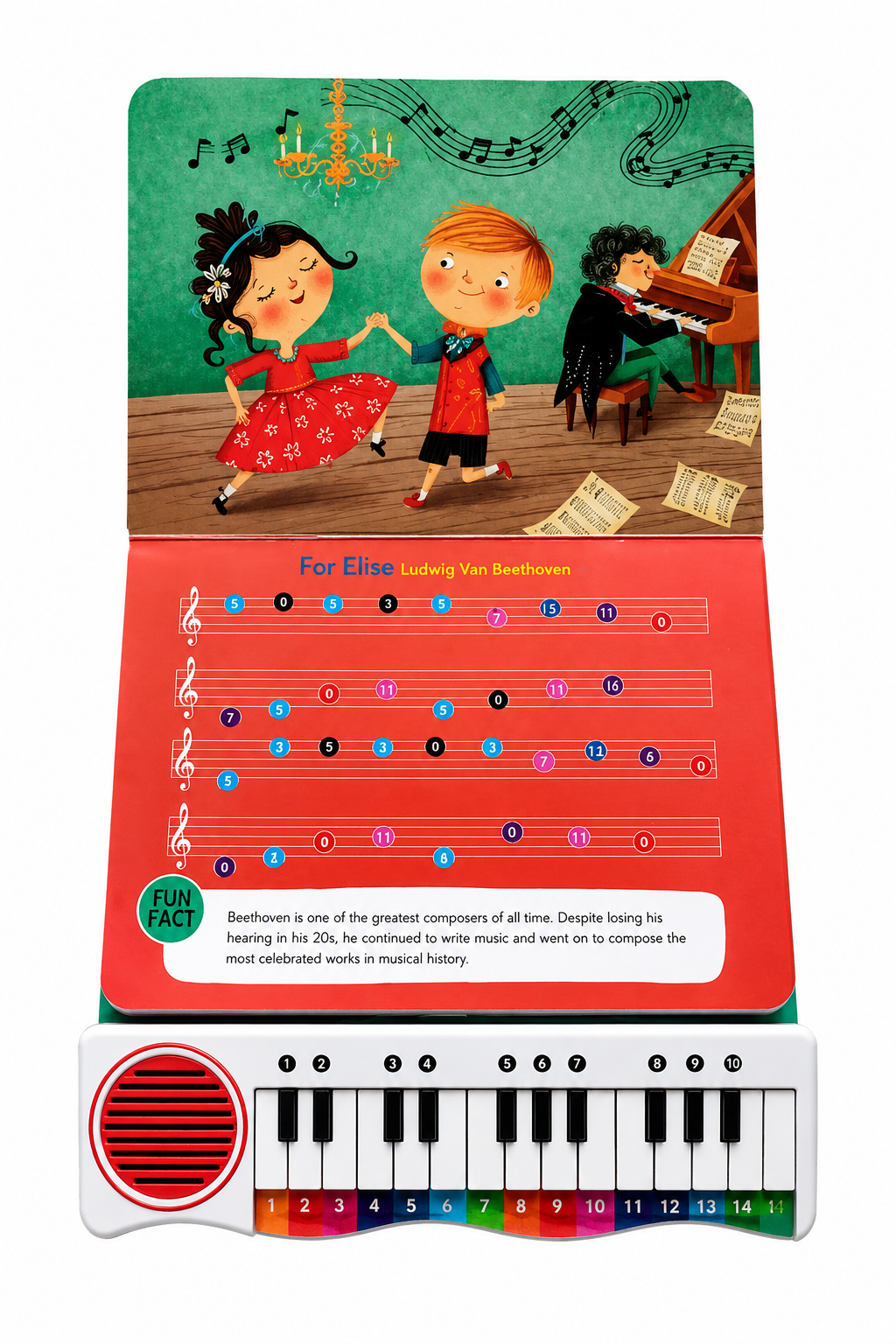 Classical Melodies My First Piano Book with Electronic Keyboard for Kids