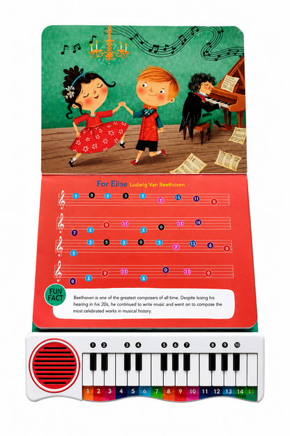 Classical Melodies My First Piano Book with Electronic Keyboard for Kids
