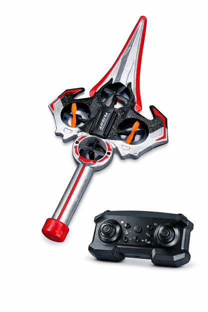 RC Flying Sword Drone Toy – 2.4GHz Remote Control LED Flying Sword Drone for Kids