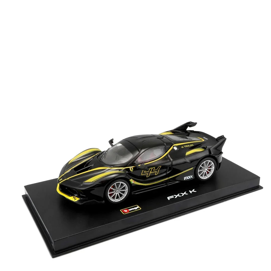 Bburago - 1/43 Scale Model Ferrari FXX K- Signature Series Sports Car Model (BLACK) Age 14+ - Jaiman Toys