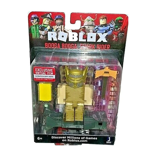 Roblox Booga-Booga: Shark Rider 2.75 Inch Figure with Exclusive Virtual Item - Jaiman Toys