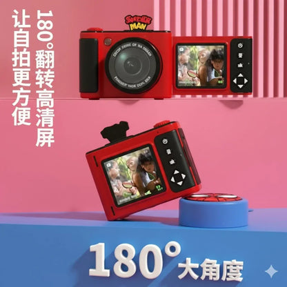 Disney Spider Man Kids Digital Camera – Instant Print Toy with Photo & Video Recording - Red