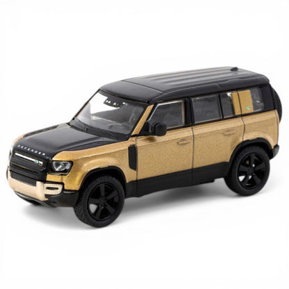Tarmac Works GLOBAL64 1:64 Land Rover Defender 110 Brown Metallic Diecast Model Car – MiJo Exclusives Special Edition