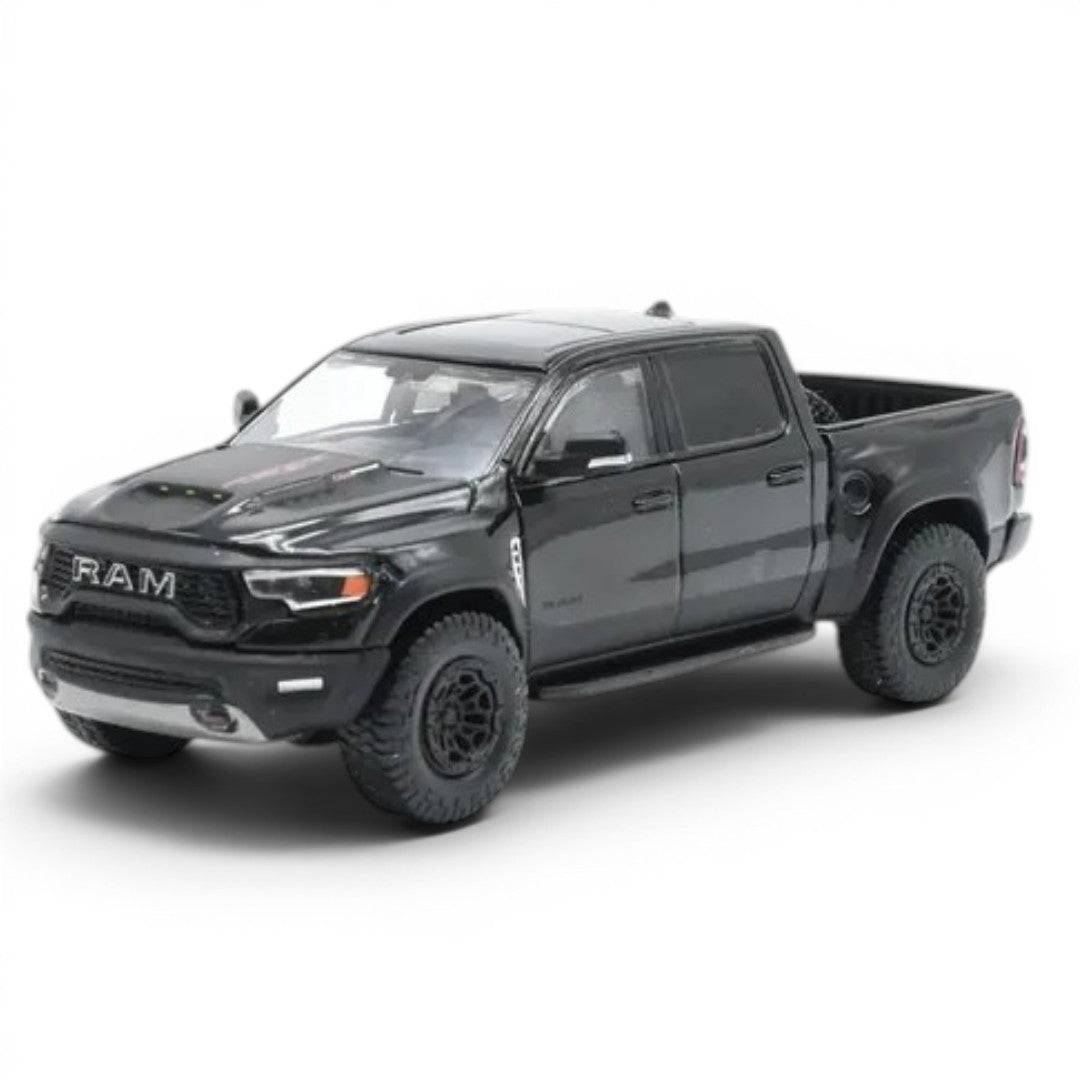 Shadow Pro KS-067-662 1:64 RAM TRX Tyrannosaurus Rex Pickup Truck Diecast Model | Premium Collectible Display Edition | Blue & Black Variants