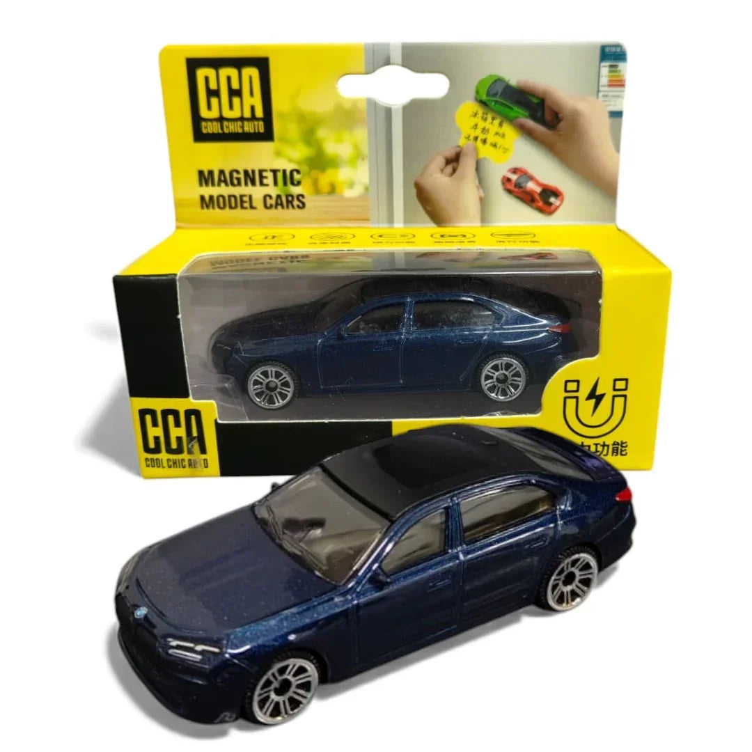 CCA 1:72  BMW i7 | Magnetic Series Blue Diecast Scale Model Car