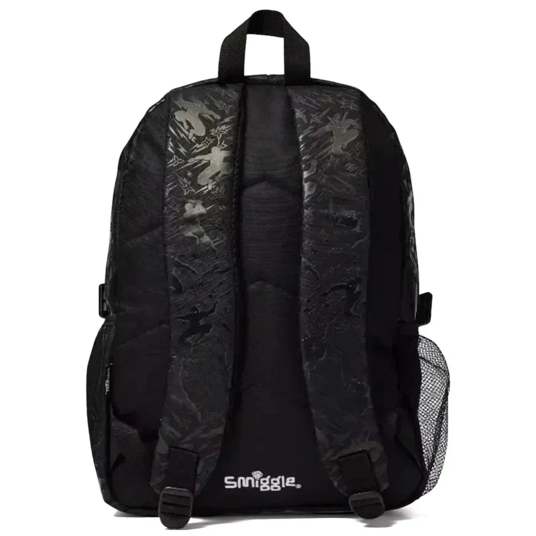 Smiggle Classic Attach Backpack – 16 Inch Ninja-Themed School Bag with Multiple Compartments | Boys School Backpack