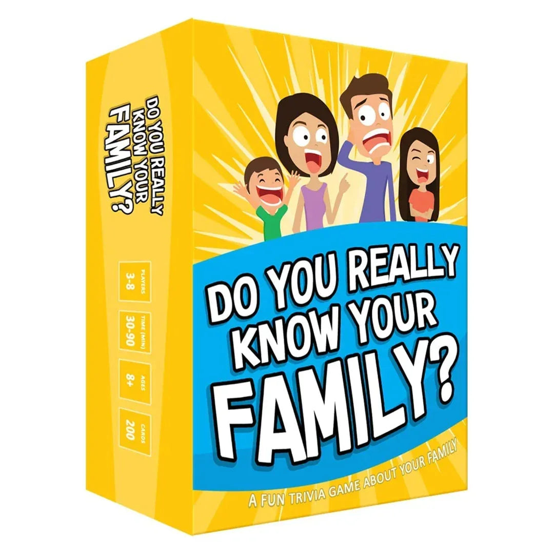 Do You Really Know Your Family Fun for Kids Family Board Games - Jaiman Toys