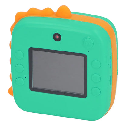 Instant Print Camera for Kids Digital Camera for Kids with Print Paper Photo Printer Camera for Kids 50M Pixel 2.4"inch Screen MP3 Player Video Recording (Dinosaur) - Jaiman Toys
