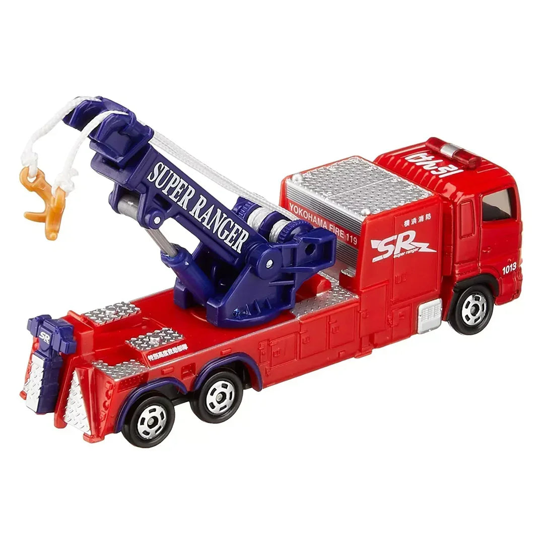 Tomica No 132 Yokohama City Fire Bureau Super Ranger Mobility Towing Work Vehicle - Jaiman Toys