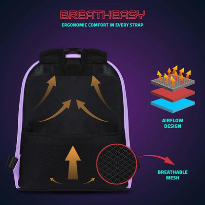 Hookaba Bold Bling Bag – LED Light-Up Fashion Backpack | Hard Shell | Waterproof | Statement Style - Purple - Jaiman Toys