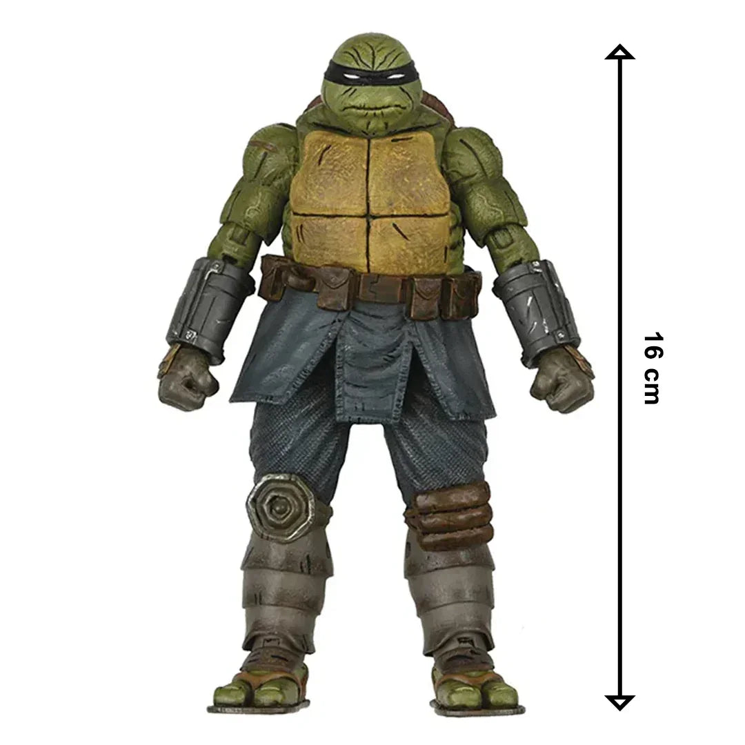 16 cm tall Teenage Mutant Ninja Turtles action figure with detailed armor and accessories