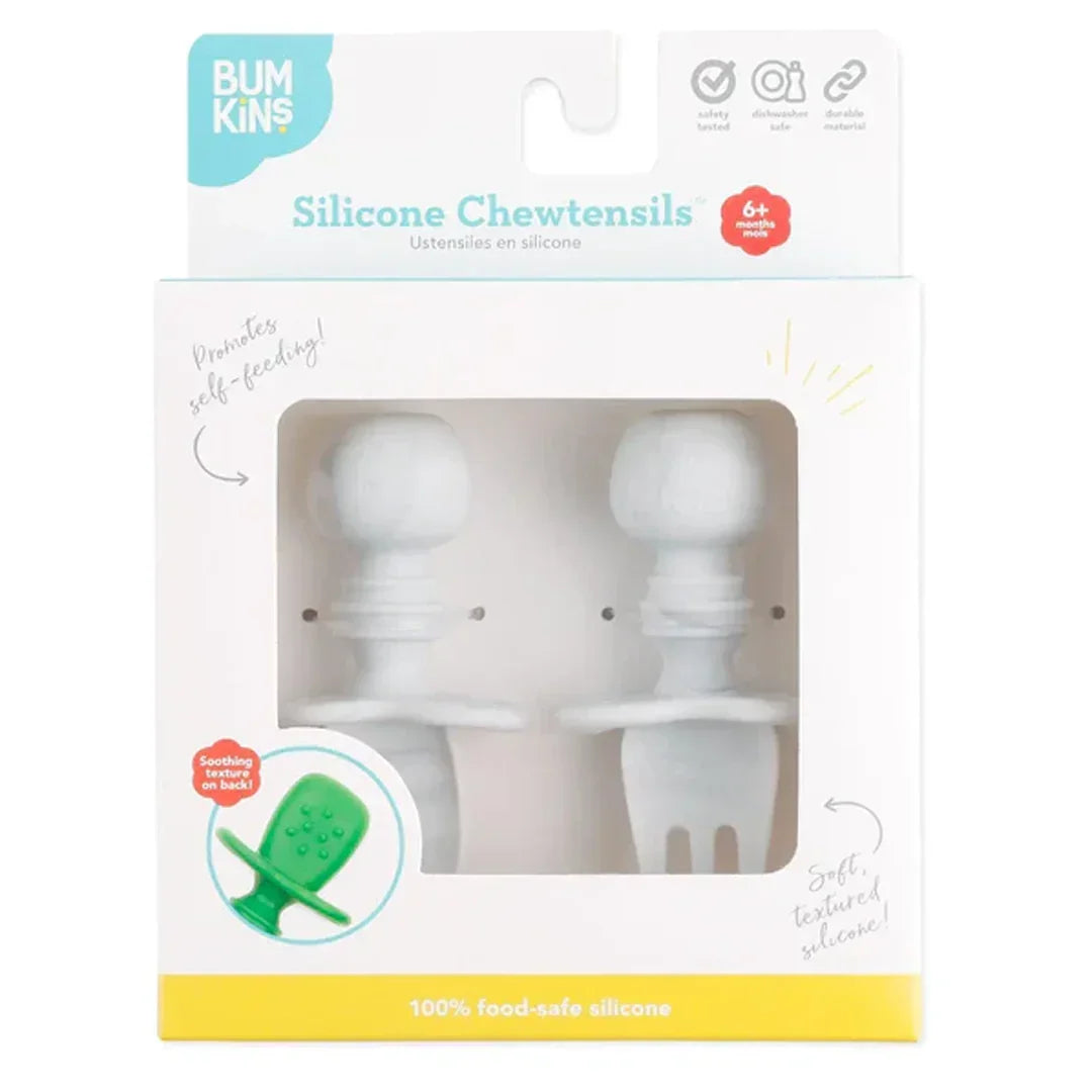 Bumkins Silicone Chewtensils Marble for Toddlers - Jaiman Toys