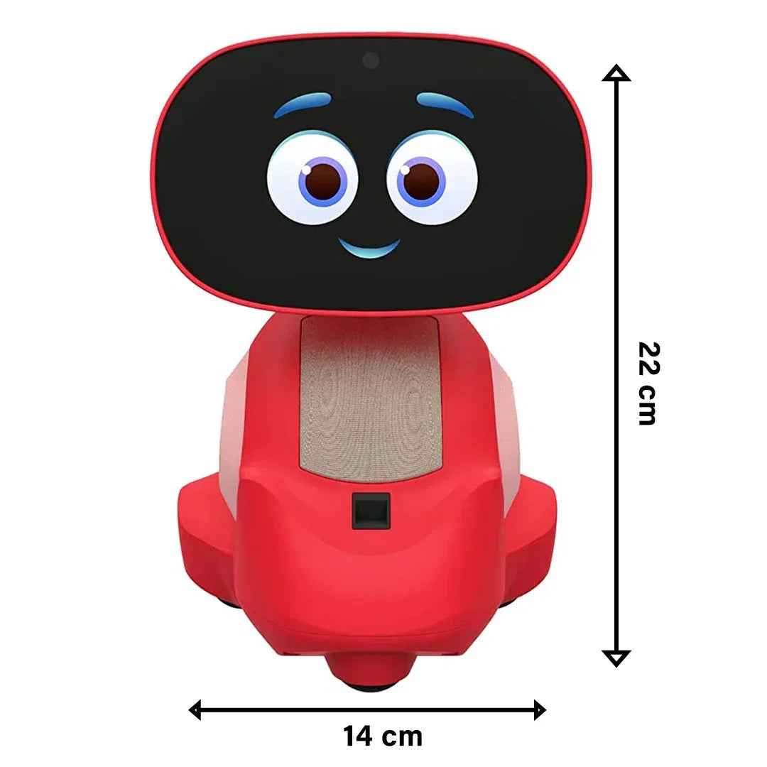 Miko 3: AI-Powered Smart Robot for Kids | Interactive Robot with Coding apps (Red) - Jaiman Toys
