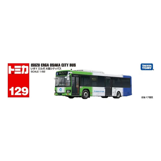 Takara Tomy Tomica No 129 Isuzu Elga Osaka City Bus - Jaiman Toys