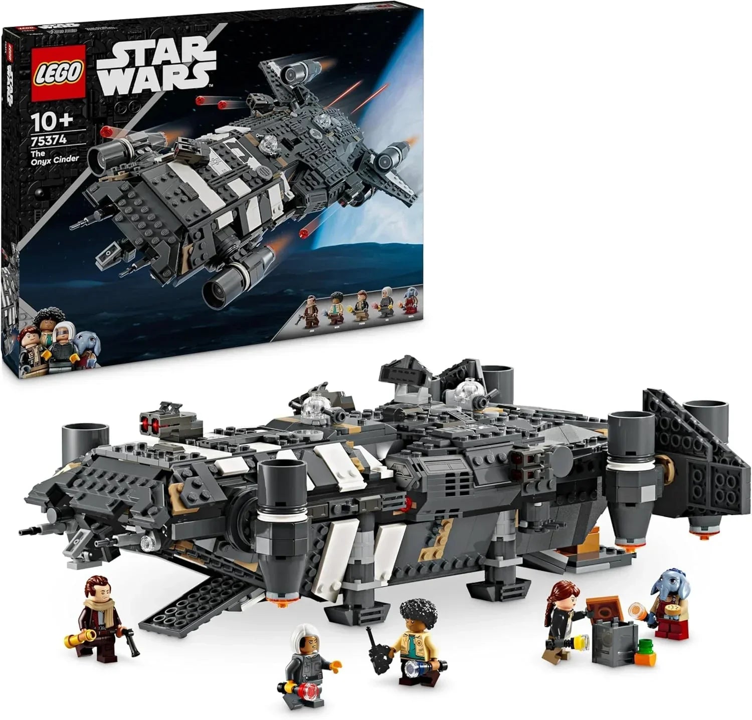 LEGO 75374 Star Wars: Skeleton Crew The Onyx Cinder Set, Collectible Building - Jaiman Toys
