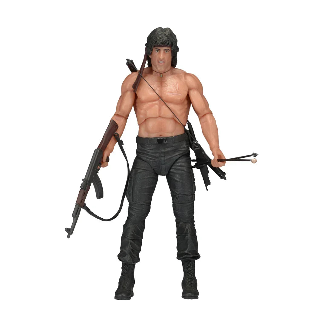 NECA Rambo Action Figure - Brave. Daring. Heroic Age 17+ - Jaiman Toys