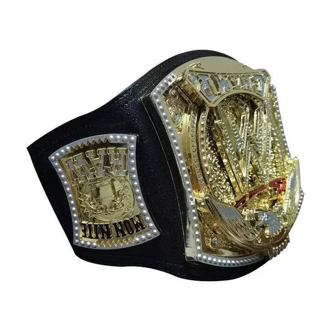 WWE World Championship Wrestler Champion GoldBelt Spinning Belt (Adjustable Upto 32 inches ) - Jaiman Toys