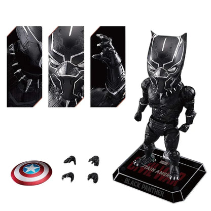 Black Panther Egg Attack Action EAA-033 Beast Kingdom Captain America: Civil War Action Figure - Jaiman Toys
