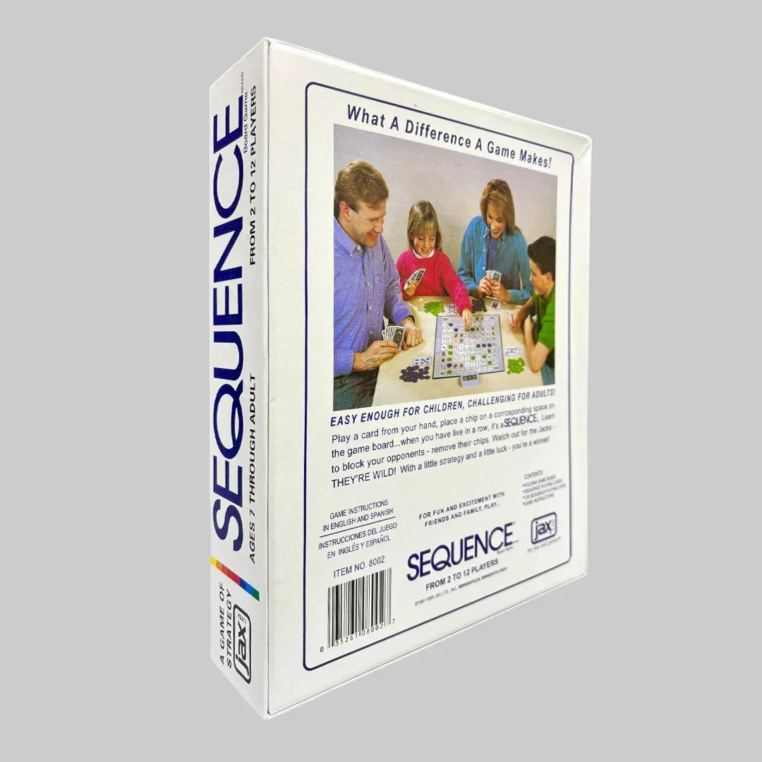 Sequence Board Game – Original Classic Strategy Game for 2 to 12 Players - Jaiman Toys