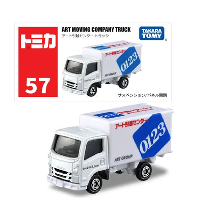 Takara Tomy Tomica No.57 Art Moving Company Truck- TAKARA TOMY -Diecast Scale Model Car - Jaiman Toys