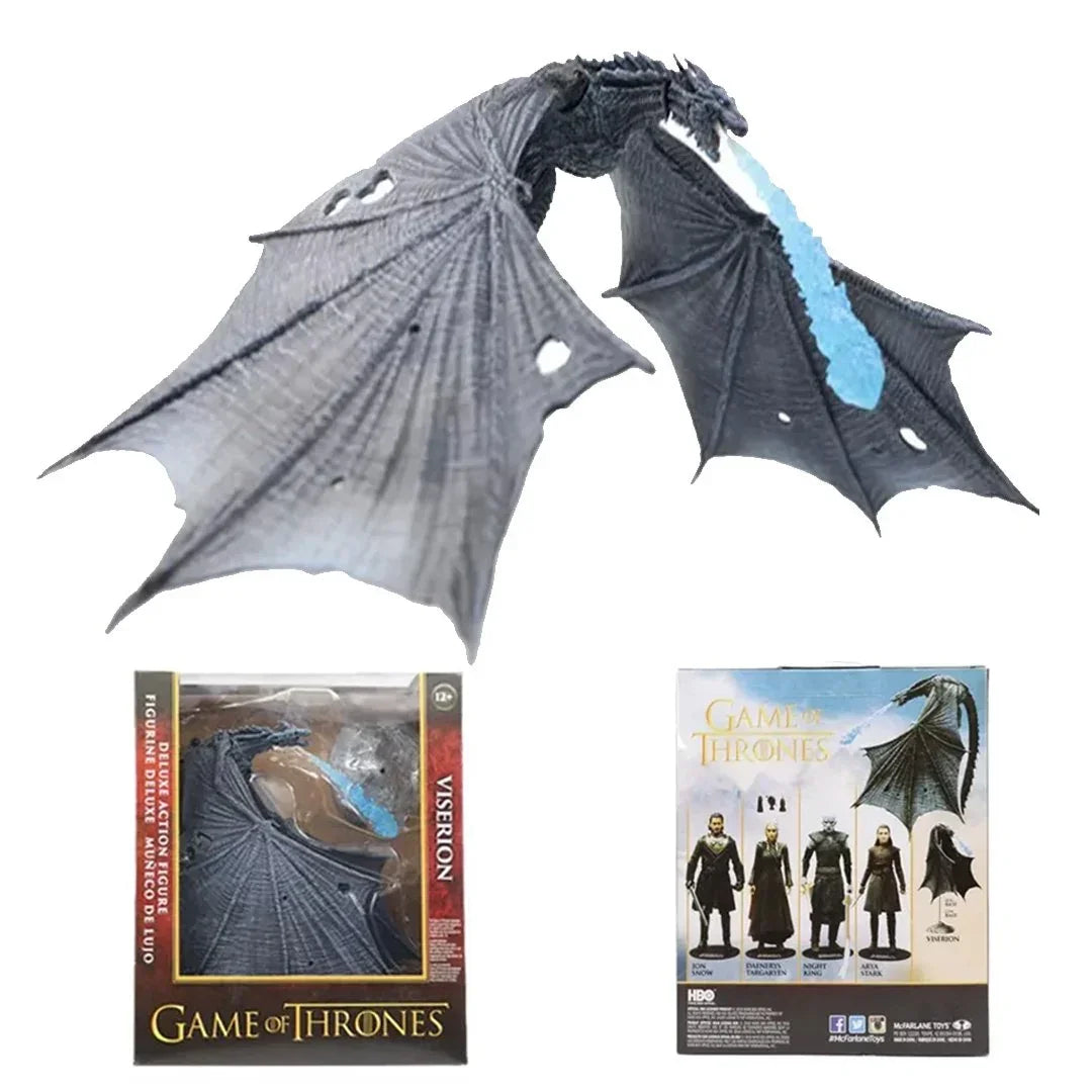 "Mcfarlane Toys Game of Thrones: Viserion Deluxe Action Figure – Unleash the Dragon - Jaiman Toys