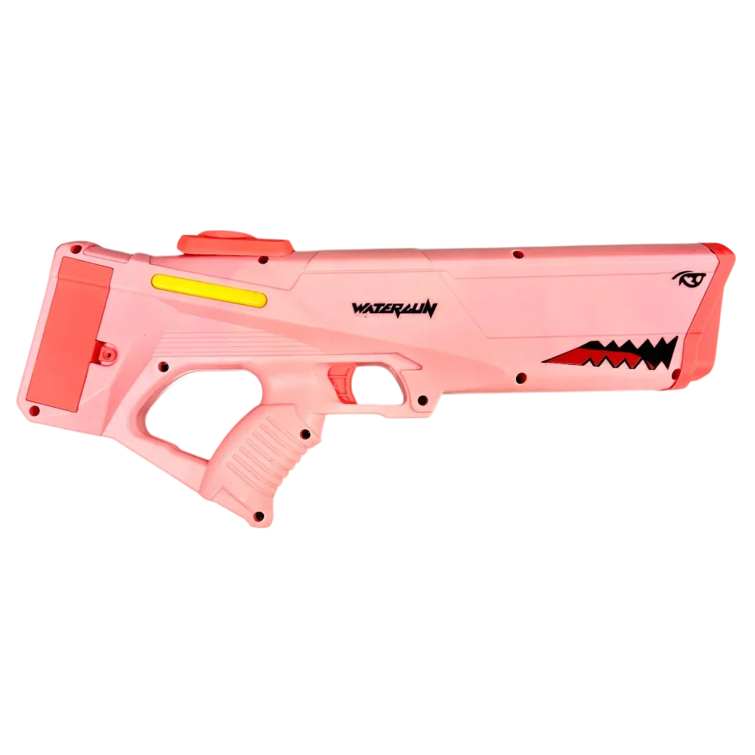 Automatic Electric Water Gun, with Large Capacity, Holi Water Gun with Long Range Pistol for Children (Pink) - Jaiman Toys