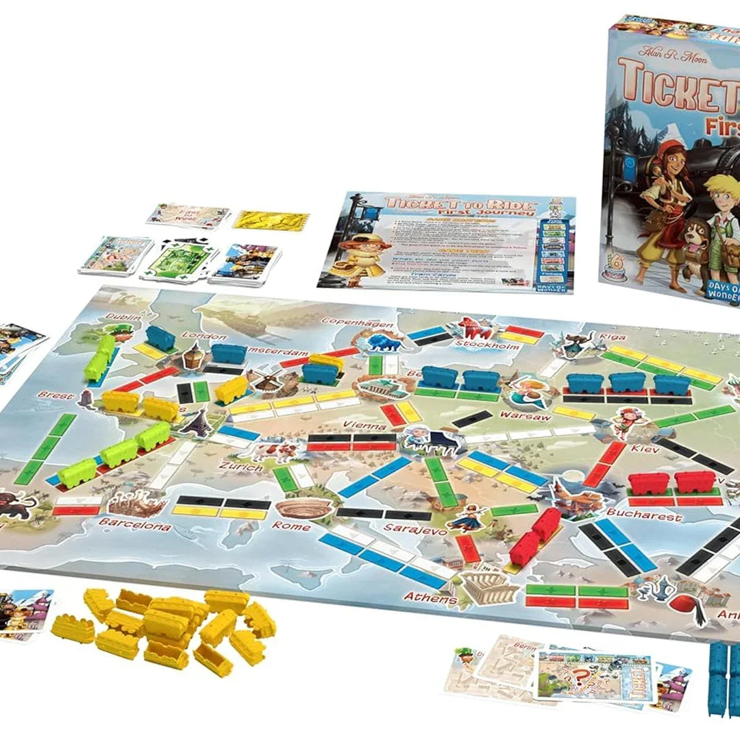 Days of Wonder Ticket to Ride: Europe - First Journey - Jaiman Toys