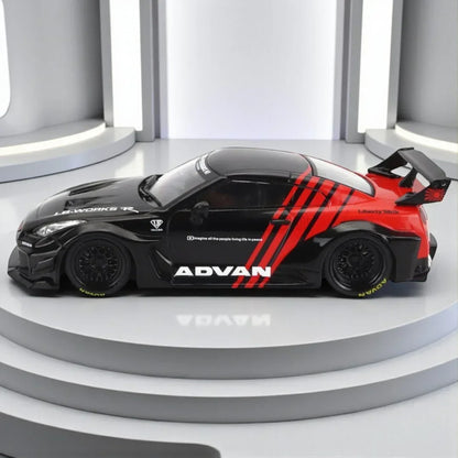 Solido 1:43 Nissan GT-R (R35) LB Works Coupe Advan Diecast Model Car – Collectible (S4311204)
