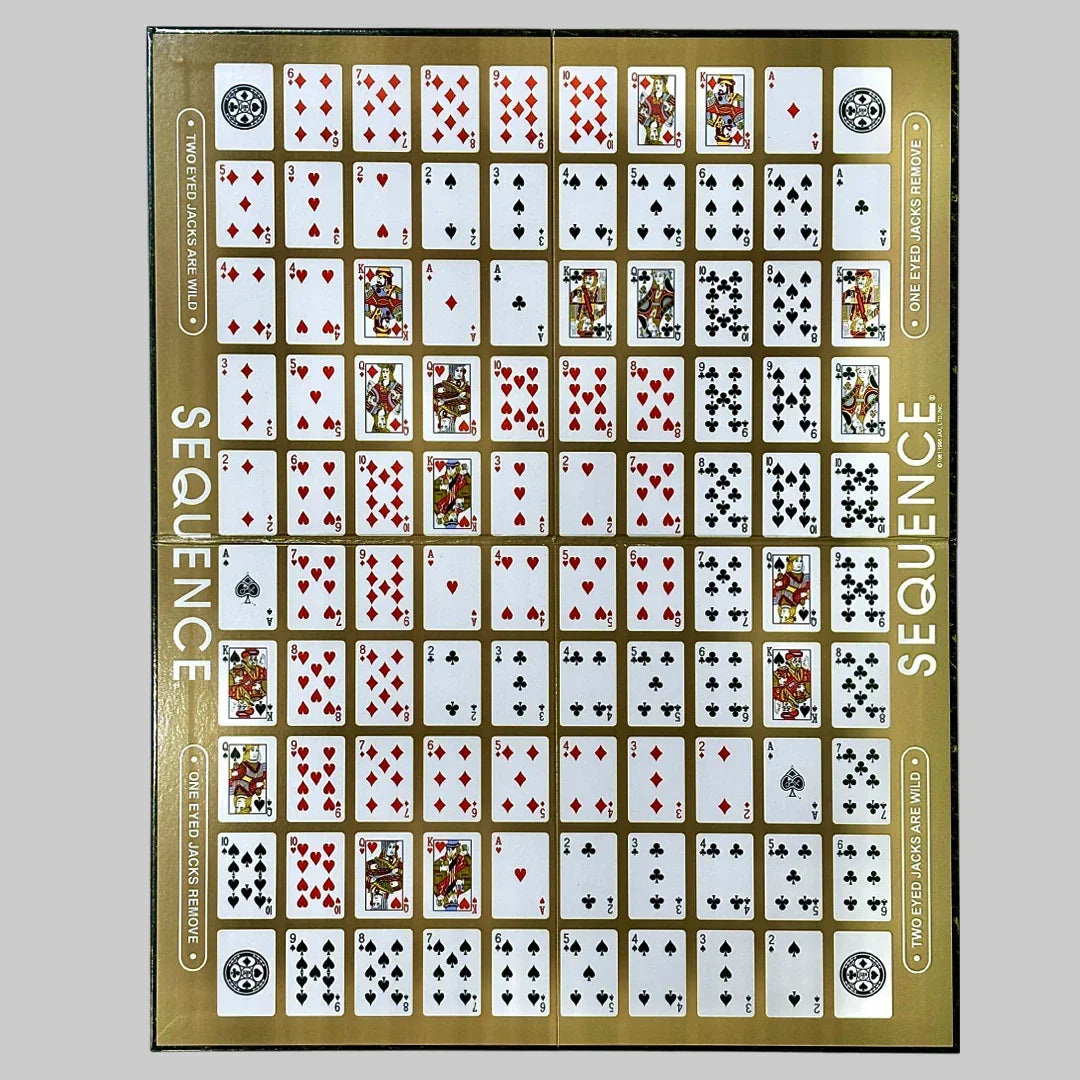 Sequence Board Game – Original Classic Strategy Game for 2 to 12 Players - Jaiman Toys