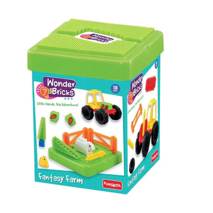 Funskool ‘Wonder Bricks Fantasy Farm’ 18+ Months. - Jaiman Toys