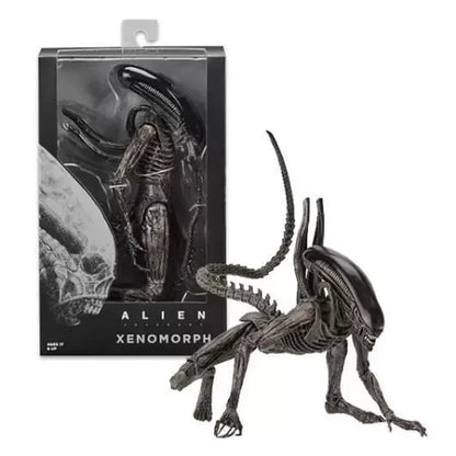 Alien Xenomorph action figure collectible toy with detailed black packaging and figure display